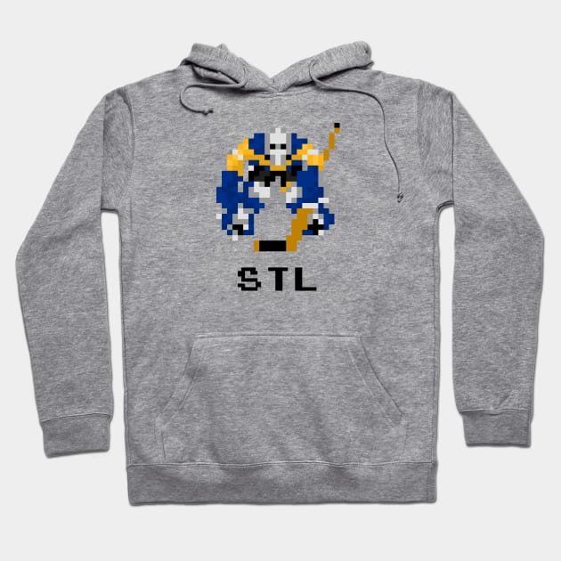 16-Bit Hockey Goalie - St. Louis Hoodie by The Pixel League